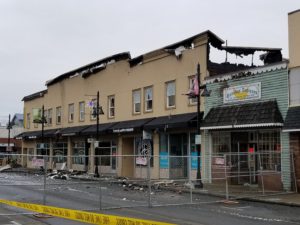 3-alarm fire, vrfa, heritage building fire, heritagebldgfire, aubrun downtown, main street