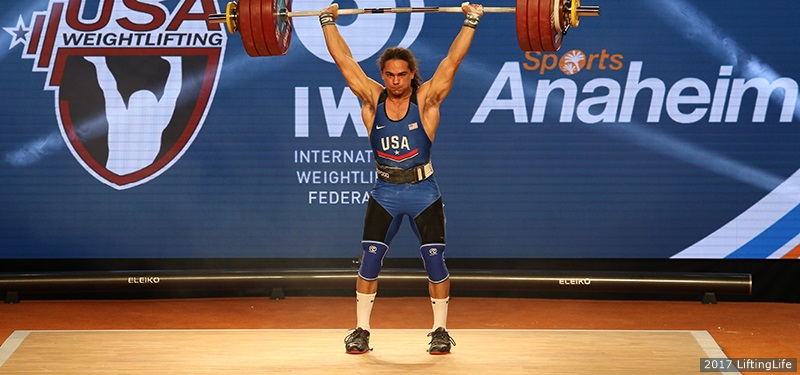 harrison maurus, iwf championships, snatch, clean and jerk