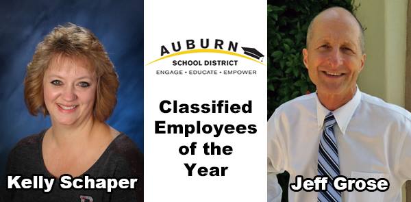 ASD employee of the year, Kelly Schaper, Jeff Grose, school board, Pathways Program, Rainier Middle School,