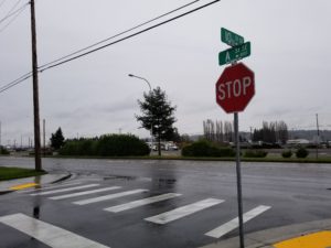 A St SE, collision, Auburn