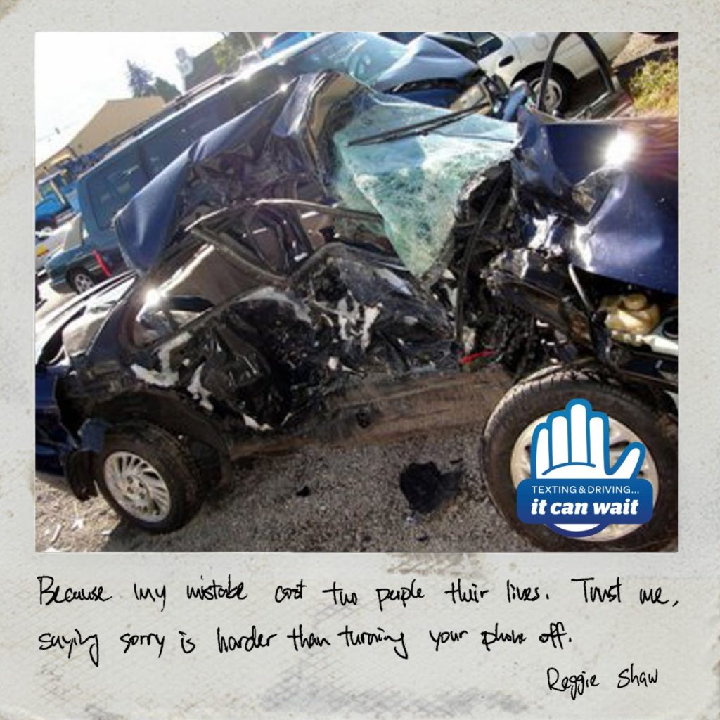 ItCanWait, Distracted Driving, Car Crash, #ItCanWait