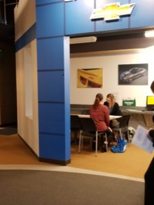 students, high school career conference, junior achievement center