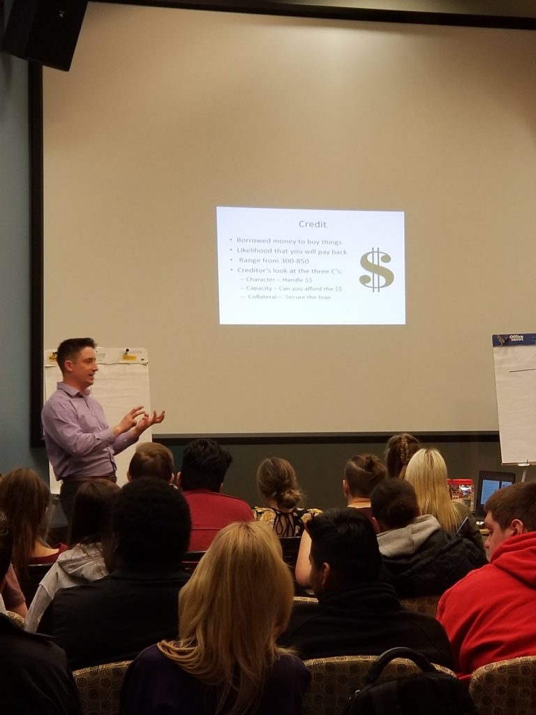 students, high school career conference, junior achievement center