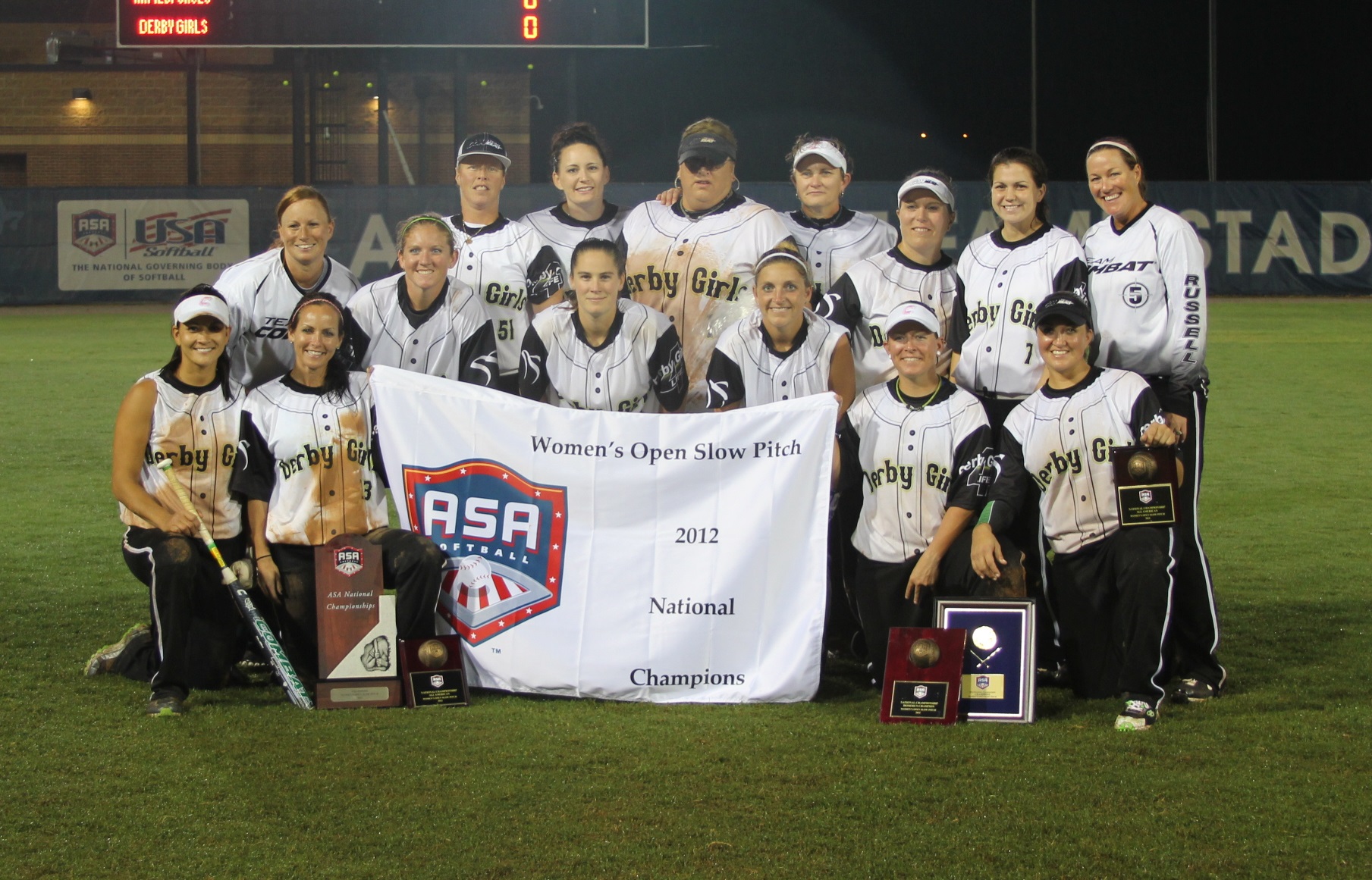 Derby Girls Washington, Derby Girls, Derby Girls Softball, Kat Sherer, WA Softball, Slow Pitch Softball