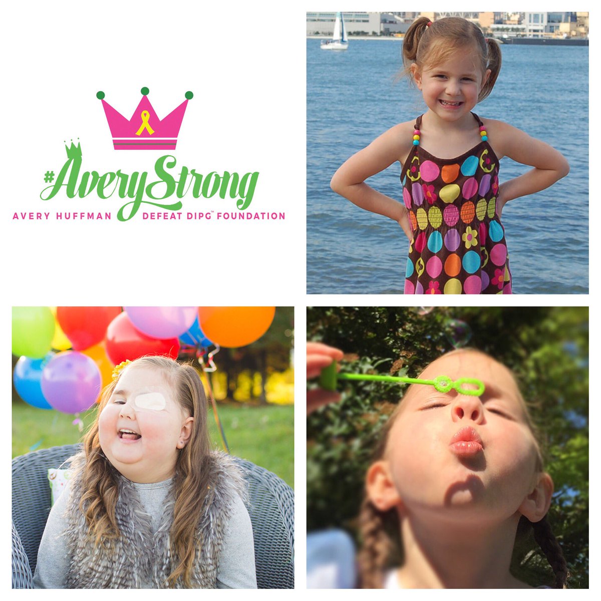 avery huffman, avery huffman defeat dipg foundation, #averystrong, #brAvery