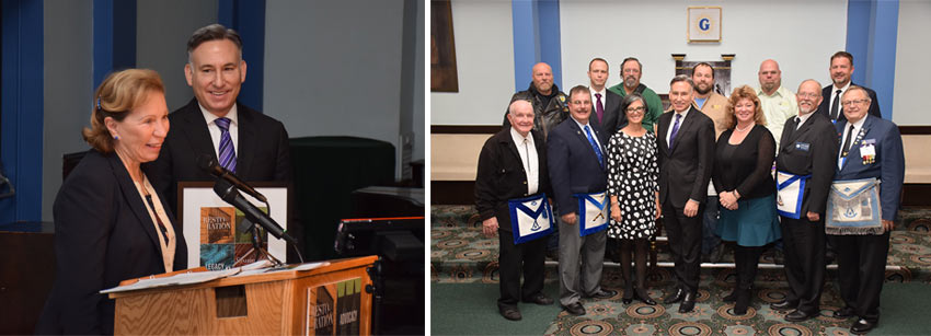 Nancy Backus, Dow Constantine, John Spellman, John Spellman Award, KCHPP, Auburn, City of Auburn, Historic Auburn, Masonic Lodge