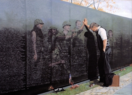 Reflections, Vietname Memorial, Lee Teter