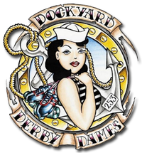 dockyard derby dames, derby dames, roller derby, auburn sk8