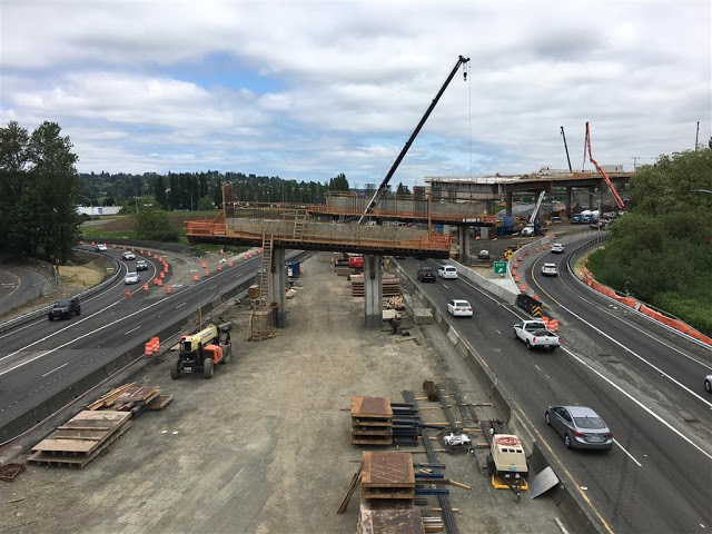 WSDOT, I-405, Road Contruction, SR-167, HOV Overpass