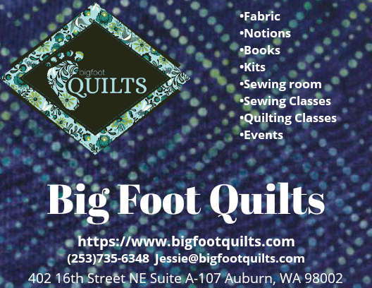 bigfoot quilts, auburn quilt shop