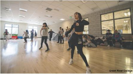 hip hop, hip hop dance, green river college, dance at green river college, hip hop green river college
