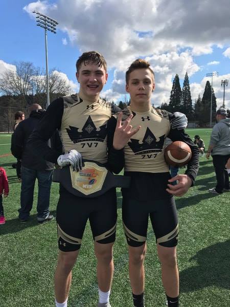 Jace Villers, Kayden Bodline, Heir Football, Passing Downs, 7v7, Heir, Heir Football Academy, Reggie Jones, Olympic Middle School, Auburn Wa, City of Auburn, Football, MVP