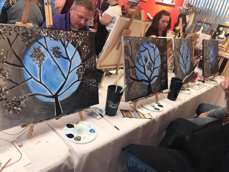 see ya later, syl, see ya later washington, painting with a purpose, painting with a twist, painting with a twist auburn wa