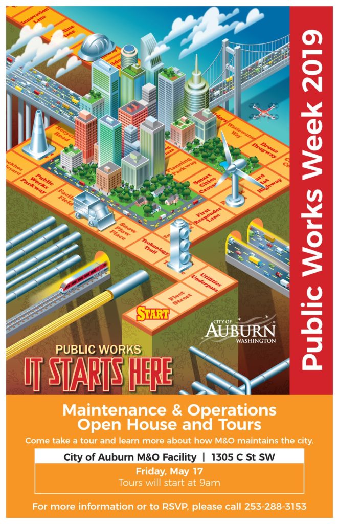 city of Auburn, maintenance and operations, behind the scenes tour, auburn wa