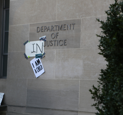 Terry Underwood Evans, Department of Injustice, Separated children protests, dc protests, I am a child