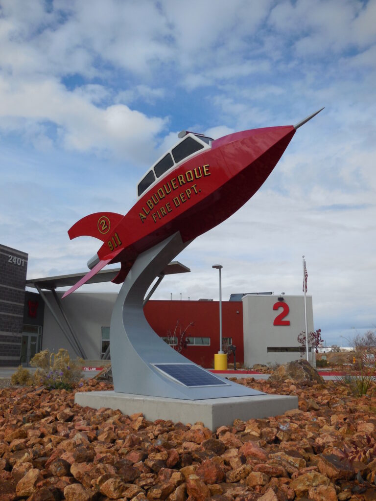 Peter Reiquam, Fire Rocket, Albuquerque Fire Dept