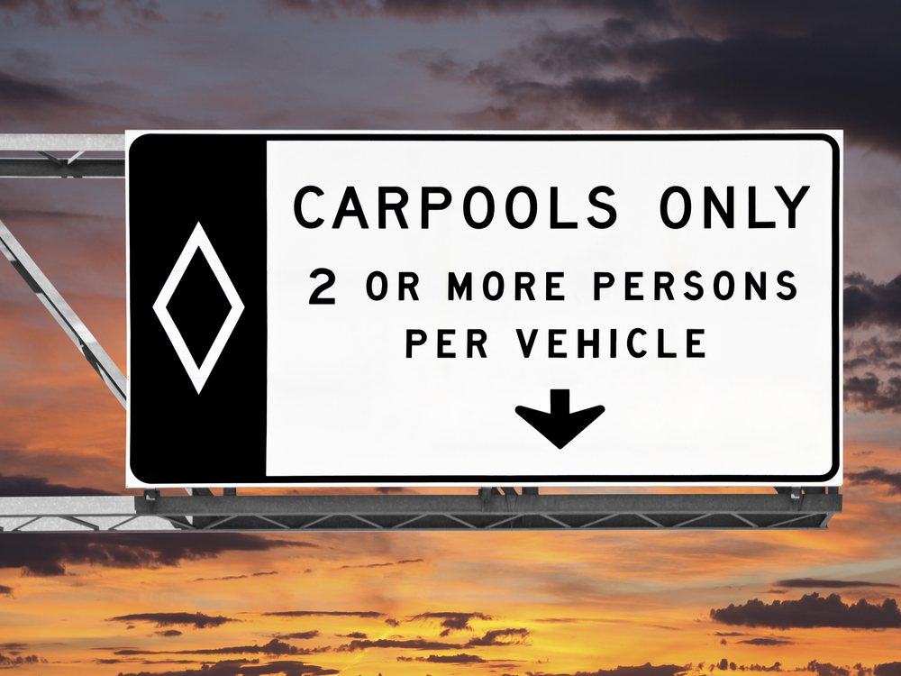 hov lane, new hov laws, hov fines increase