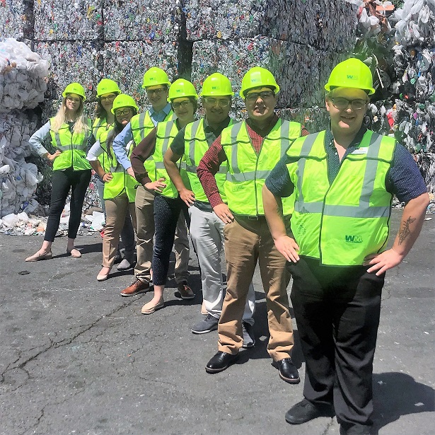 WM Recycle Corps intern, colton Rasanen, waste management, waste management northwest, waste management auburn wa, think green auburn