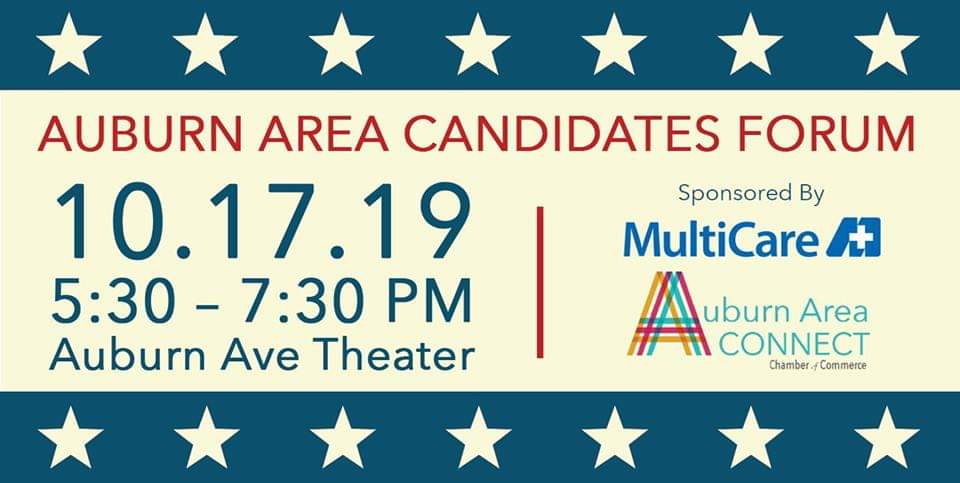 candidate forum, auburn area chamber of commerce