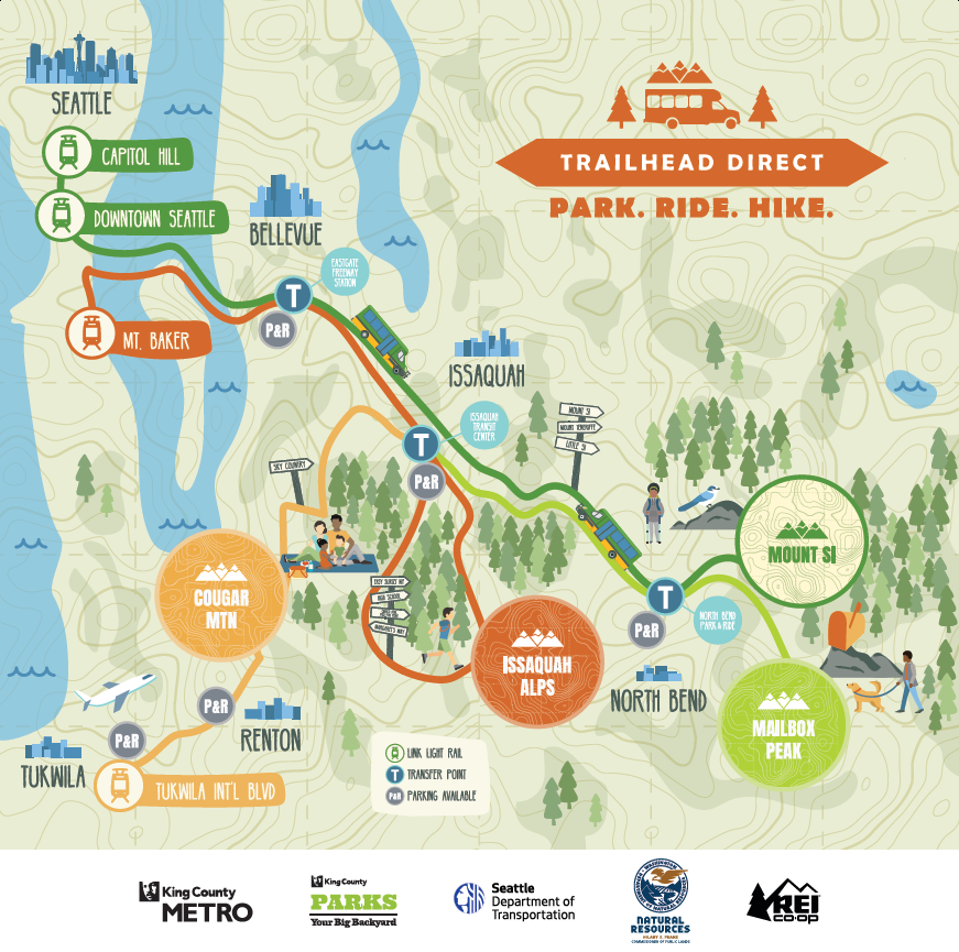 trailhead direct, king county, dow constantine