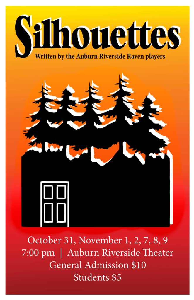 silhouettes, arhs raven players, silhouettes arhs raven players, auburn wa silhouettes, asd auburn riverside high school play, 
