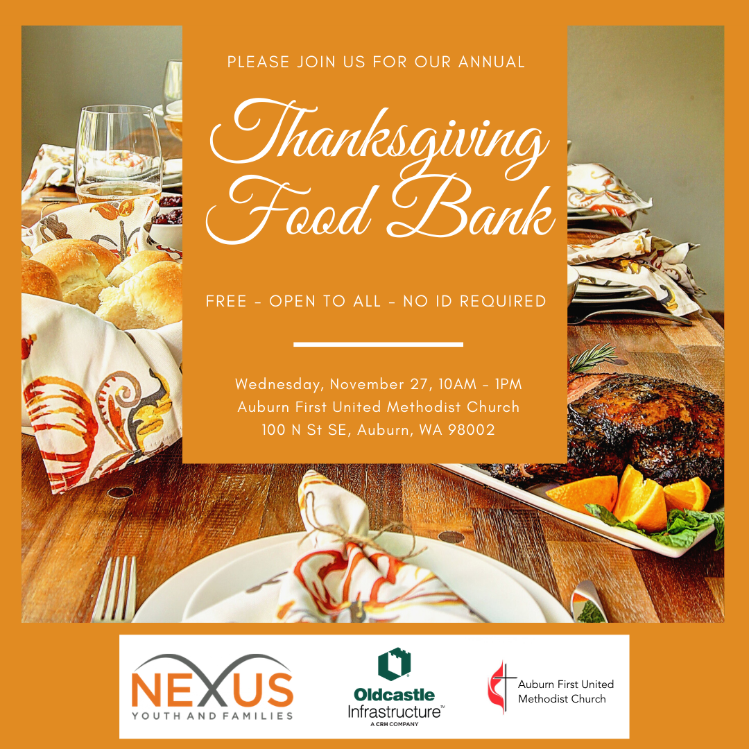 nexus youth and family, thanksgiving food bank, oldcastle, nexus, nexus food bank