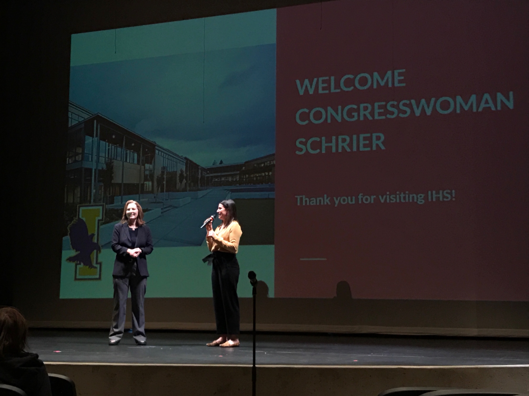 congresswoman kim schrier, kim schrier issaquah high school, schrier issaquah high school, kim schrier 8th district, schrier state of the union guest,