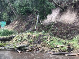 City of Pacific, west valley highway, landslide