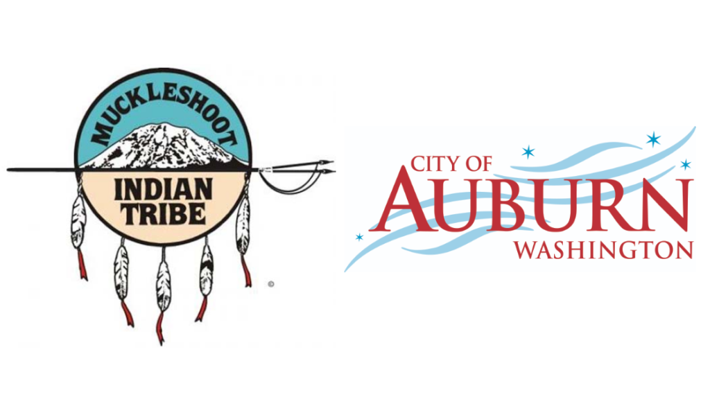 City of Auburn, auburn wa, auburn wa logo, muckleshoot Indian tribe, muckleshoot tribe, Muckleshoot Indian tribe seal,