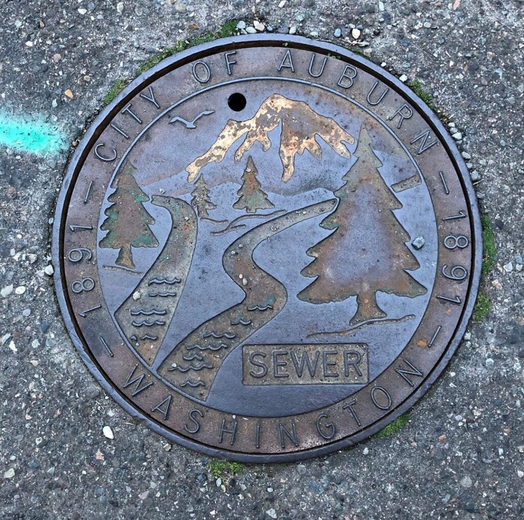 Auburn wa sewer, auburn sewer, king county sewer rate, king county utilities, king county sewer, city of Auburn sewer, auburn wa j.a.w., city of Auburn sewer cover j.a.w.,