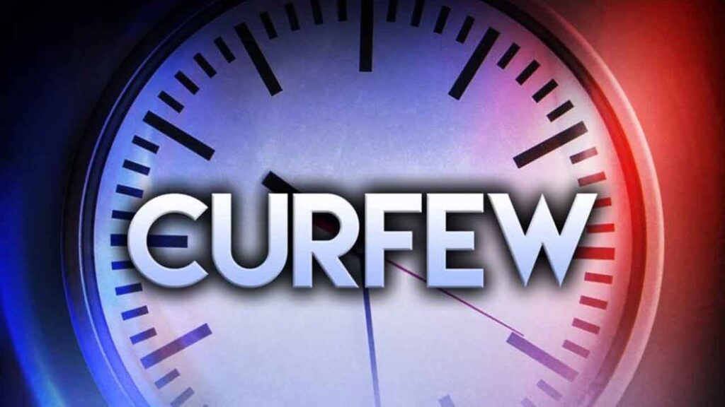 Curfew, emergency curfew, auburn wa curfew