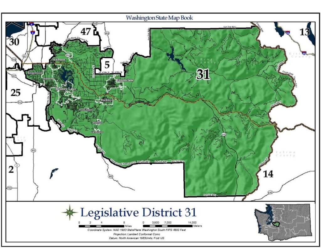 31st Legislative District, Washington's 31st Legislative District, 31st LD WA, 31st LD, 