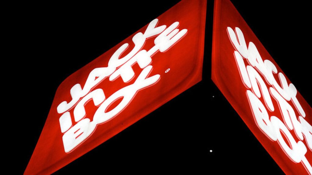 JAck in the box, jack in the box sign, auburn wa jack in the box, stock jack in the box