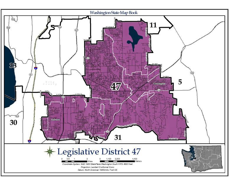 47th Legislative District, 47th LD, Washington's 47th LD, Washington's 47th Legislative District