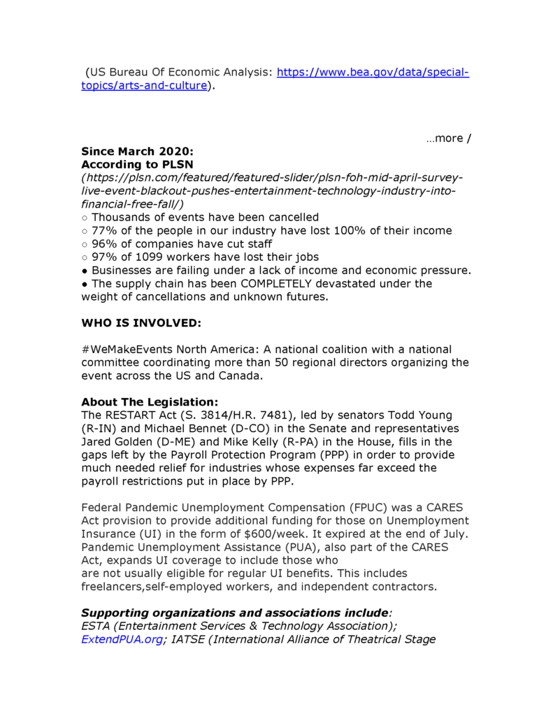 we make events, redalertrestart, #redalertrestart, red alert restart, red alert restart campaign, what is red alert restart, take action red alert restart, save live event venues