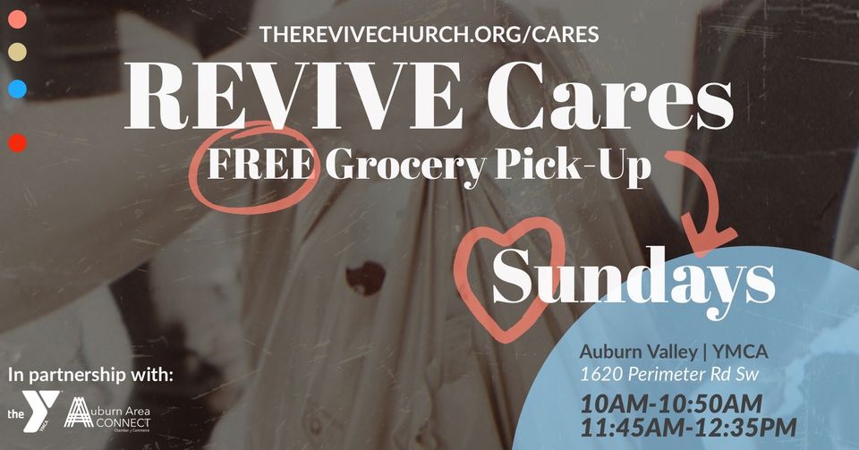 revive cares food drive thru, revive cares, revive cares auburn wa, revive cares outlet collection, revive cares auburn area connect, revive carea food program