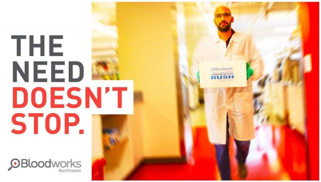 bloodworks northwest, blood donation, blood supply critical, blood donation location, bloodworks nw