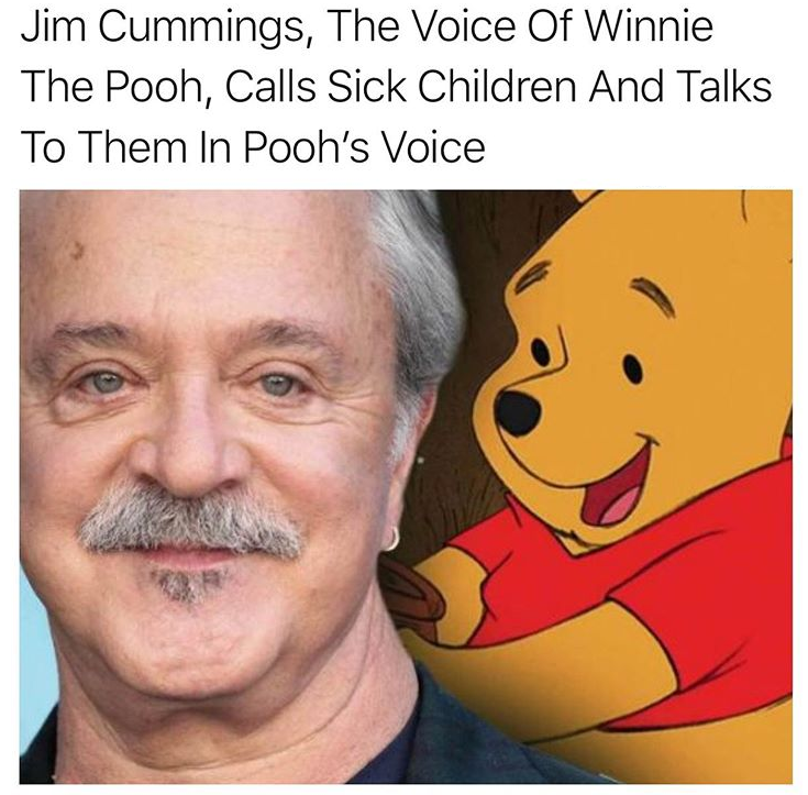 winnie the pooh, Friday Feel Good, Jim Cummings