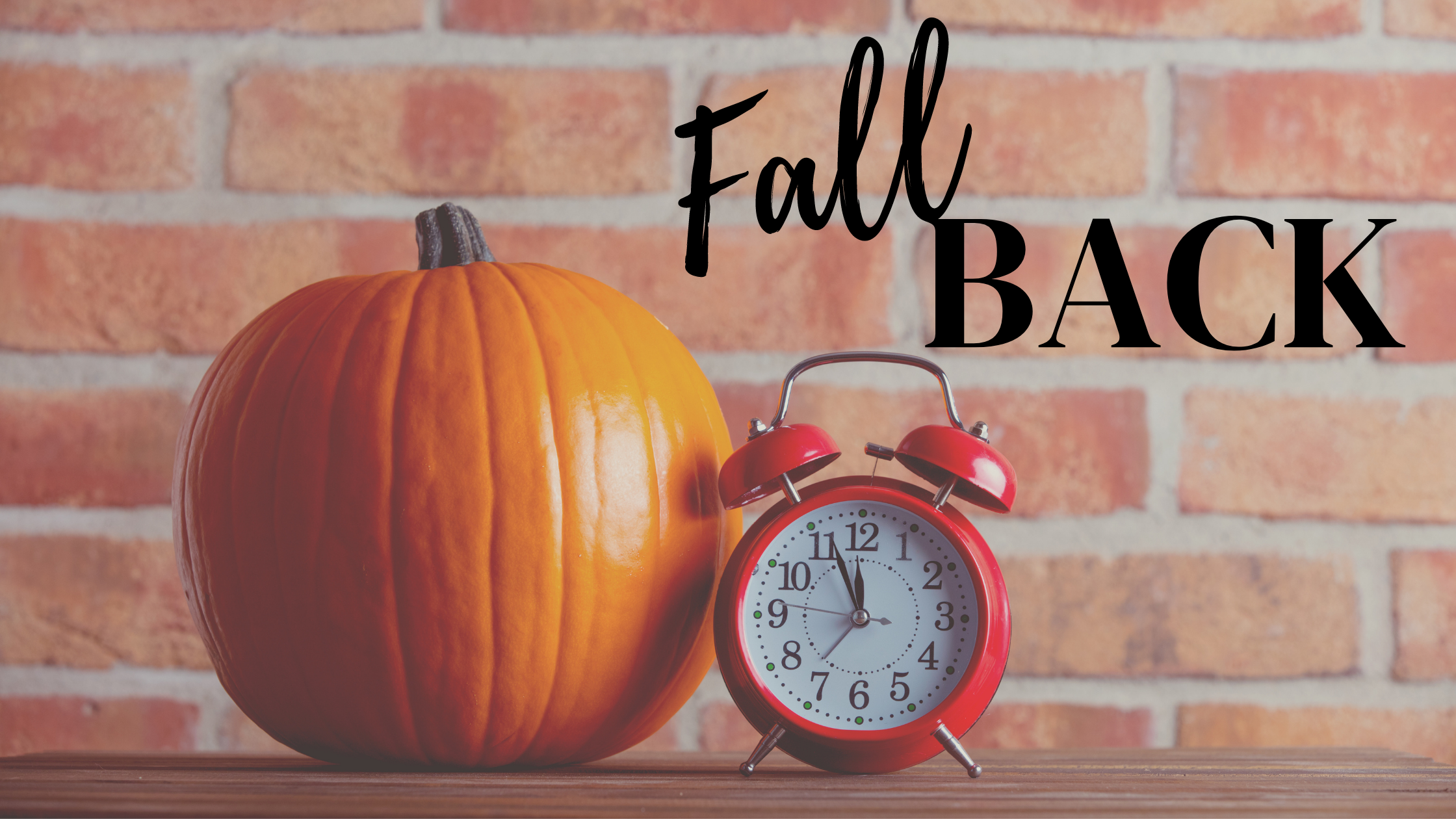 Check smoke detector, fall back daylight saving time, change smoke detector batteries