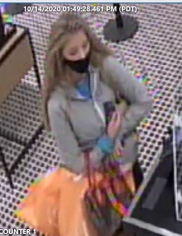 pacific PD, can you identify, outlet collection, stolen credit card