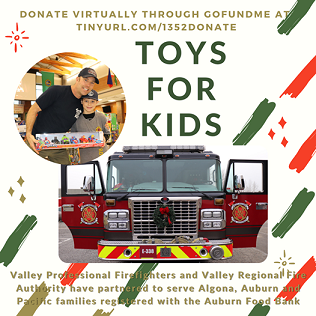 toys for kids, auburn food bank, valley professional firefighters, iaff 1352, cory wallace, toy give away, christmas assistance in auburn wa, auburn wa toys for kids, valley regional fire authority, vrfa, auburn kids christmas