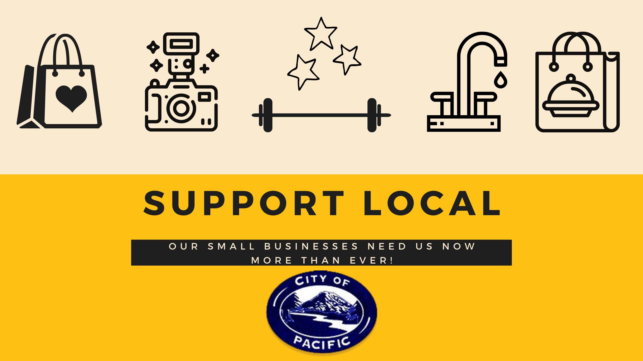 pacific, pacific wa, city of pacific, support local, pacific restaurants,