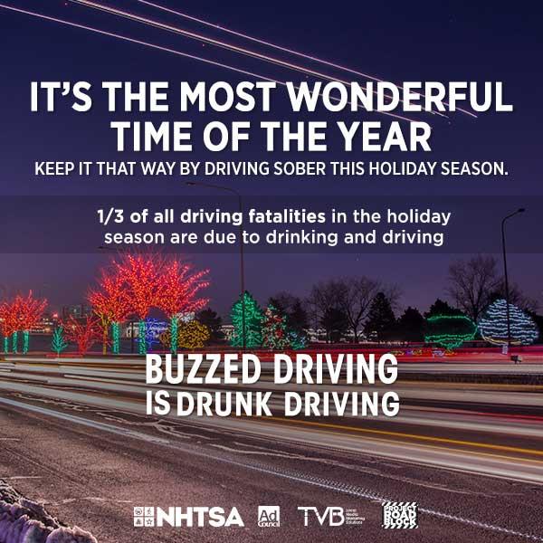 nhtsa, dui, drinking and driving, holiday dui