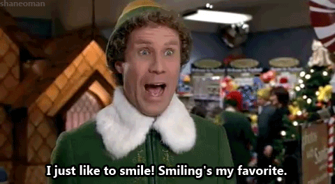 elf, elf the movie, buddy the elf, elf gif, elf smiling, elf outlet collection, open air cinema events, relentless events
