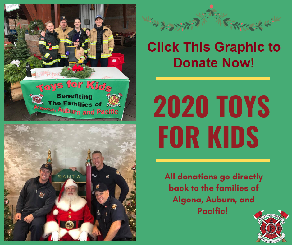 toys for kids, auburn food bank, valley professional firefighters, iaff 1352, cory wallace, toy give away, christmas assistance in auburn wa, auburn wa toys for kids, valley regional fire authority, vrfa, auburn kids christmas