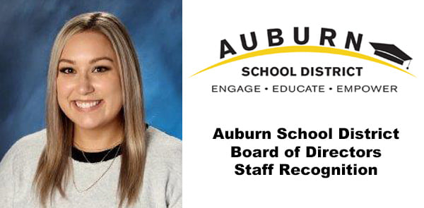 Carly Foster February outstanding staff member of the month