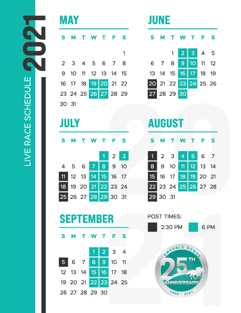 emerald downs 2021 race schedule