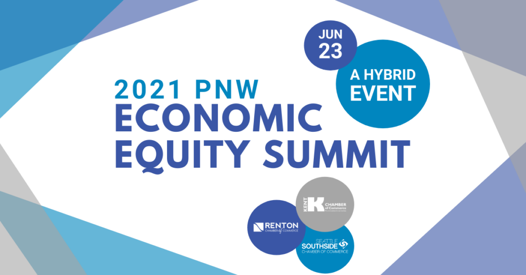 A graphic for the 2021 pnw economic equity cummit