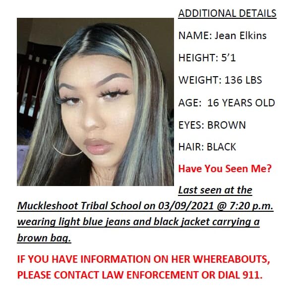 MMIW: A missing poster for Jean Elkins