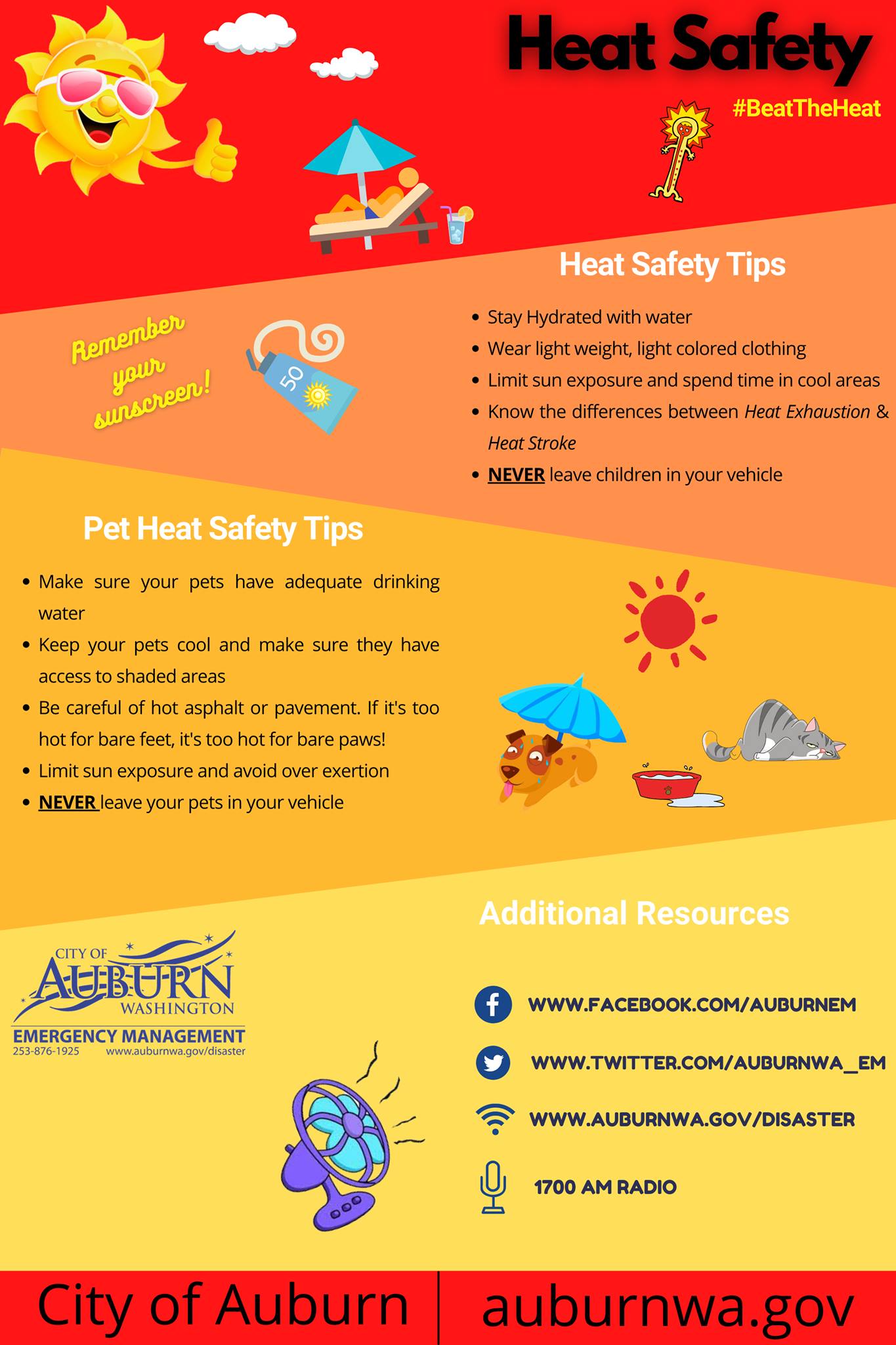 Beat the Heat tips graphic
